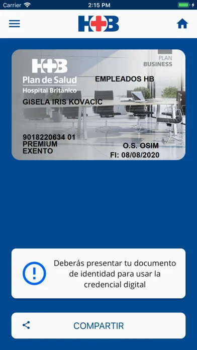 Tangkapan skrin Hospital Britanico