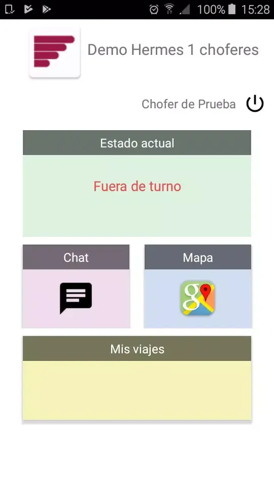 Capturas de pantalla de Hermes Online Choferes