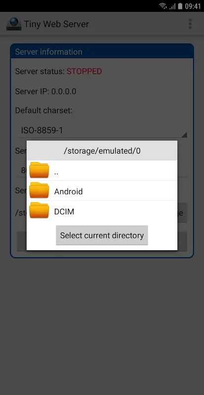 Tiny Web Server应用截图