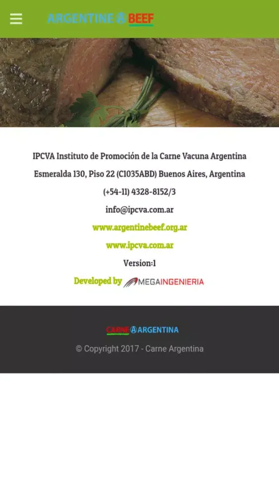 Скриншоты IPCVA Nomenclador de cortes