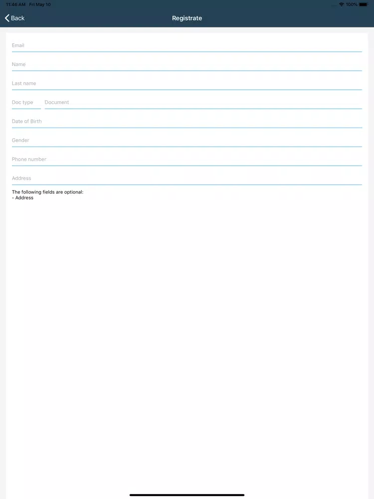 Alerta mSM iPad  Screenshots