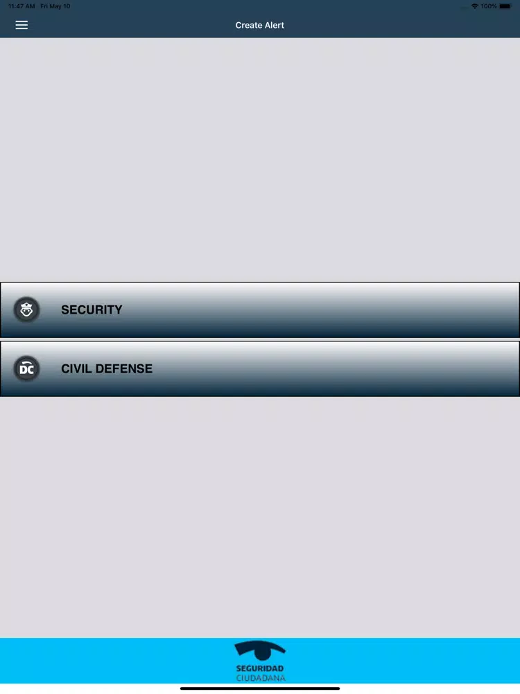 Alerta mSM iPad  Screenshots