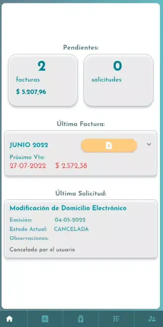 Screenshot di Oficina Virtual CEB