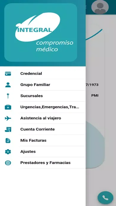 Tangkapan skrin Integral Compromiso Medico