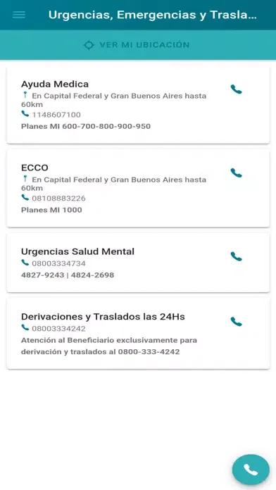 Tangkapan skrin Integral Compromiso Medico
