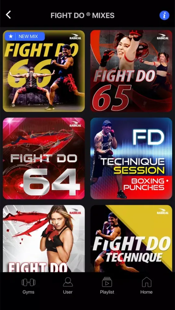 ภาพหน้าจอของ Radical Fitness Mobile