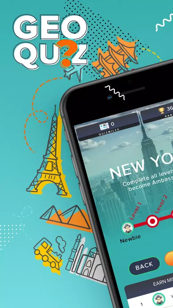 GeoQuiz: Geography Trivia Game Screenshots