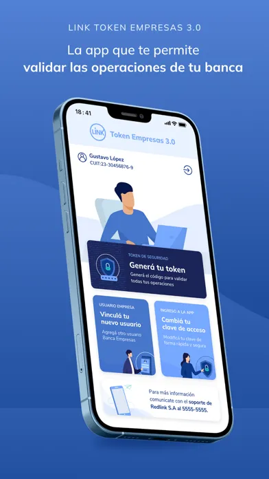 Ảnh chụp màn hình của Link Token Empresas 3.0