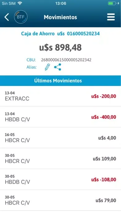 Tangkapan skrin BTF App