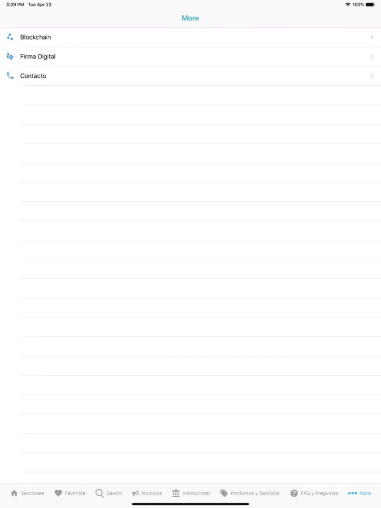 Ảnh chụp màn hình của Boletín Oficial de Argentina iPad 