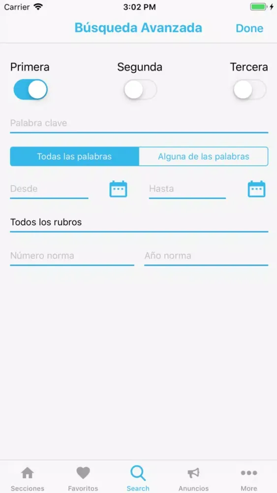 Ảnh chụp màn hình của Boletín Oficial de Argentina