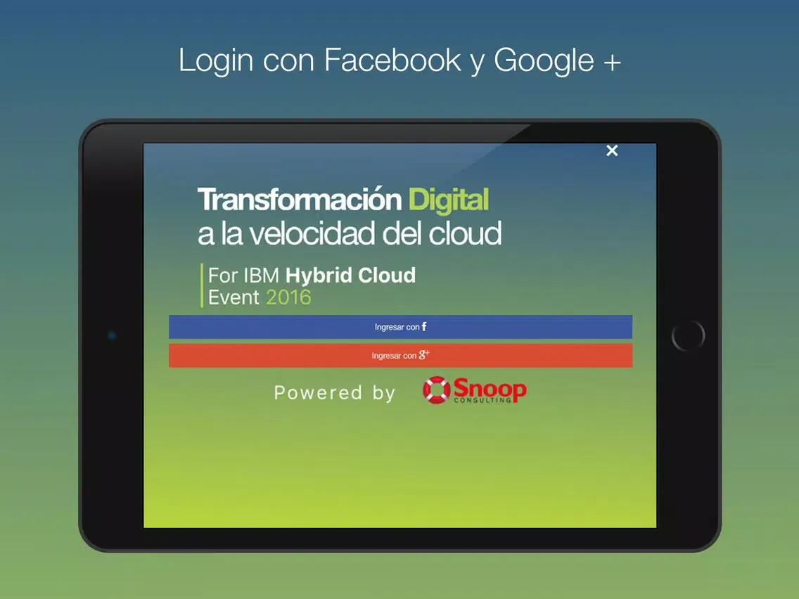 Hybrid Cloud 2016 - For IBM Conference iPad  سکرین شاٹس