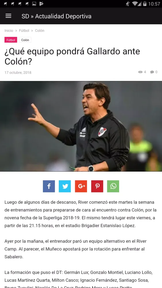 SoyDeportes Screenshots