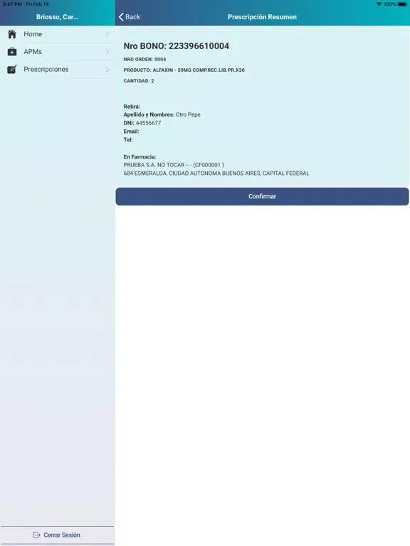Tarmed Digital iPad  Screenshots
