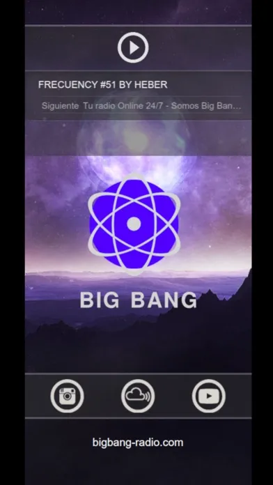 Zrzuty ekranu Big Bang Radio