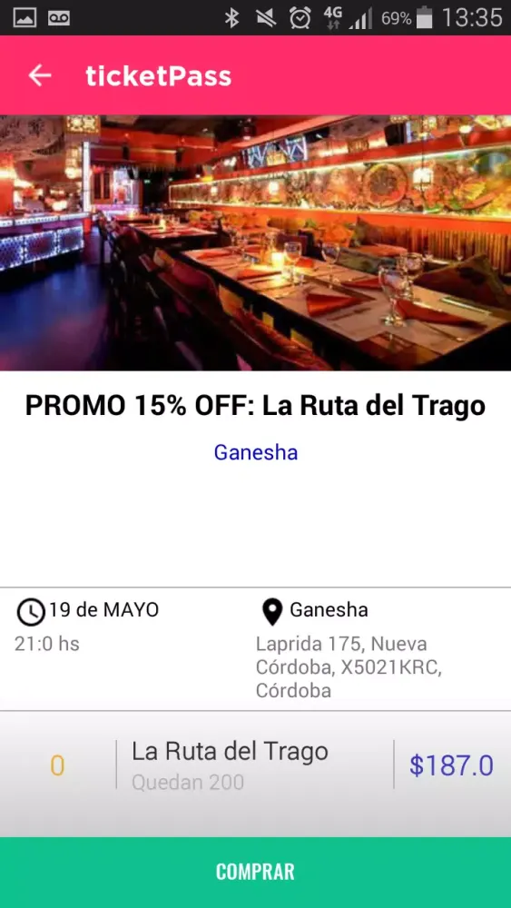 ticketPass Screenshots