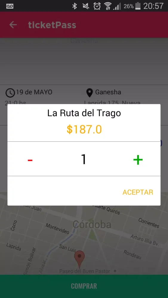 ticketPass Screenshots