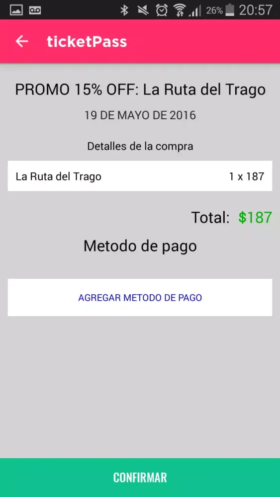 ticketPass Screenshots