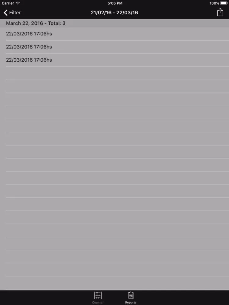 Easy Counter: Track Everything iPad 应用截图