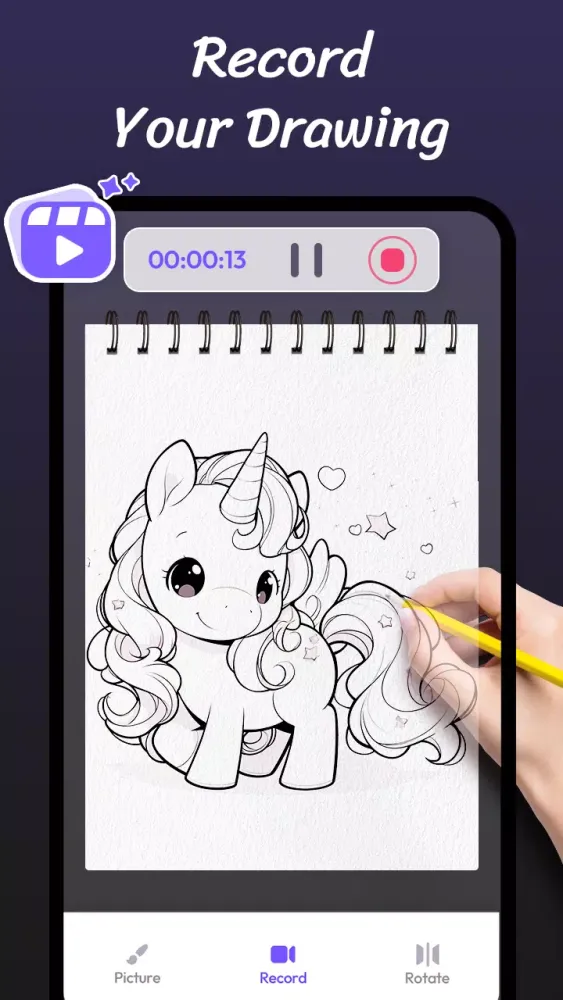 AR Drawing Screenshots