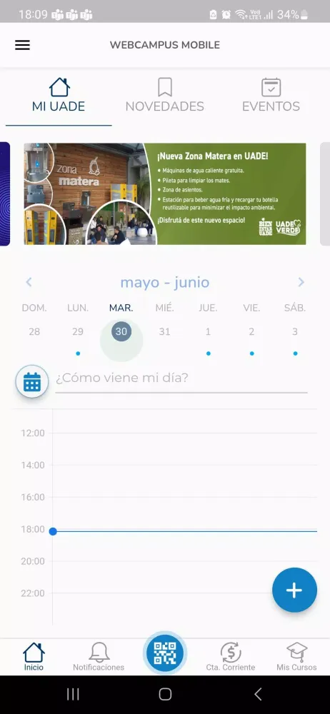 UADE Webcampus應用截圖