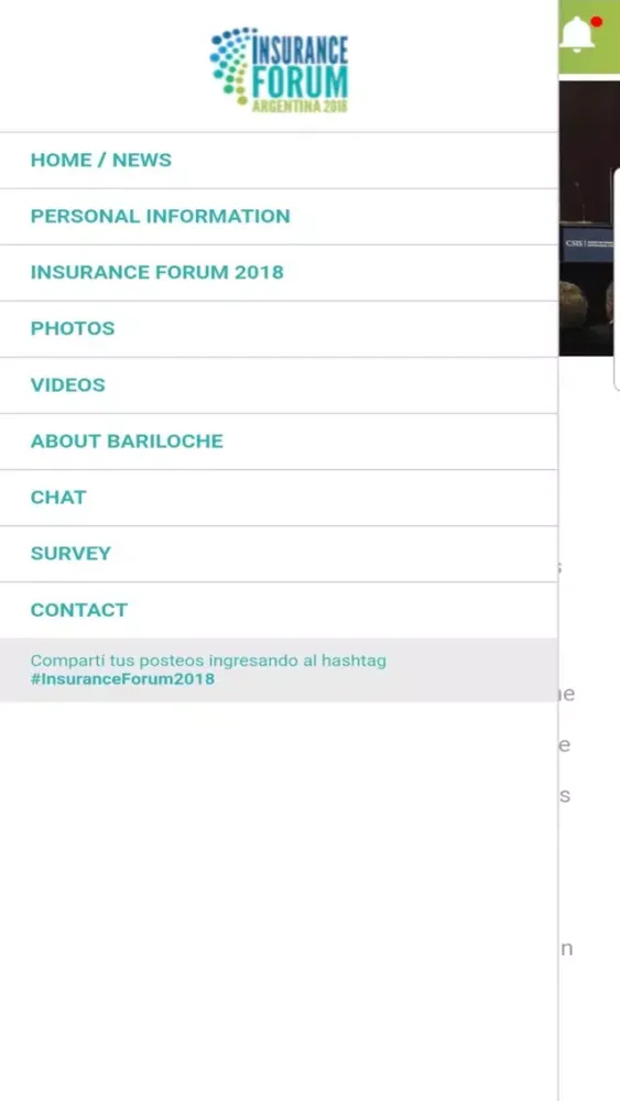 Tangkapan layar Insurance Forum 2018