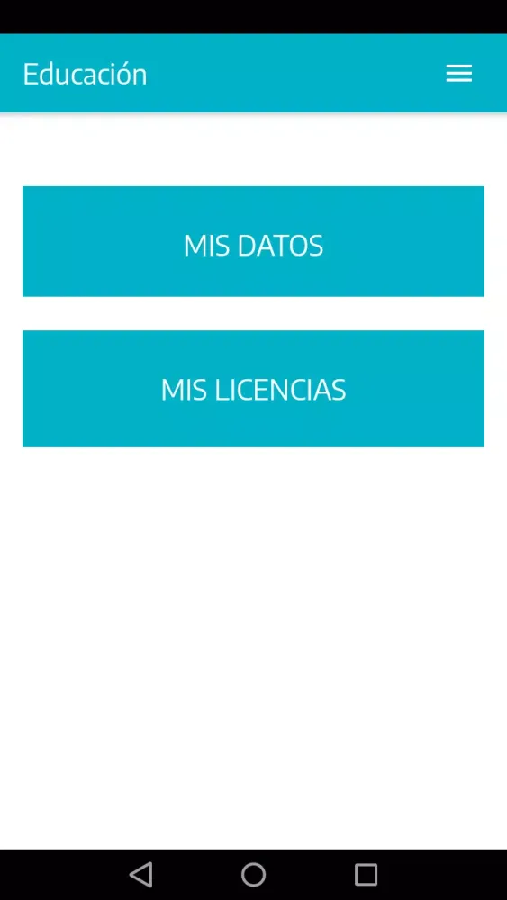 Screenshot di Mis Licencias