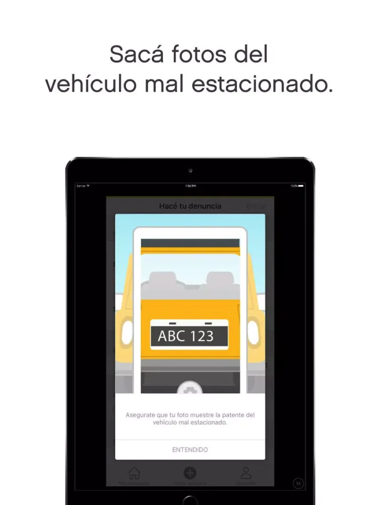 BA Denuncia Vial iPad  Screenshots