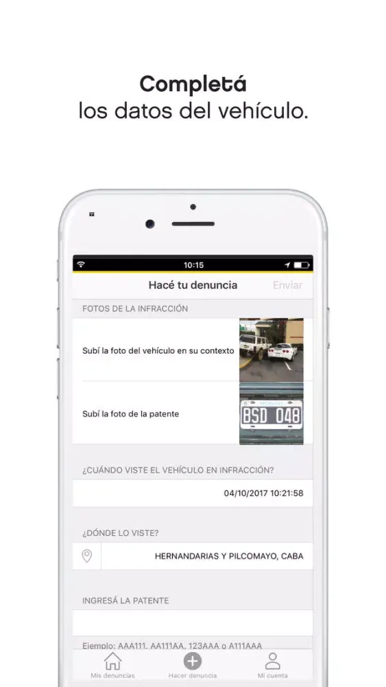 BA Denuncia Vial Screenshots