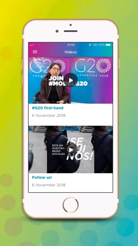G20 Argentina 2018 سکرین شاٹس