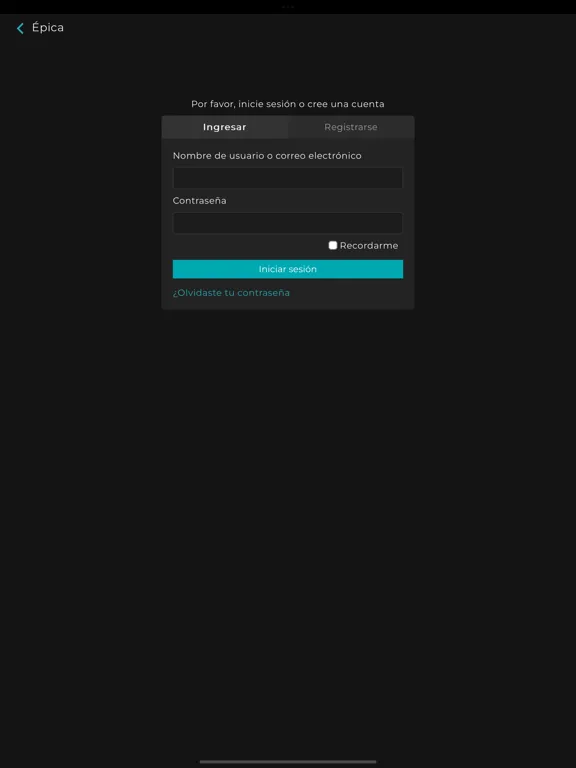 OctubreTV iPad  Screenshots