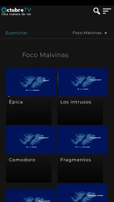 OctubreTV Screenshots