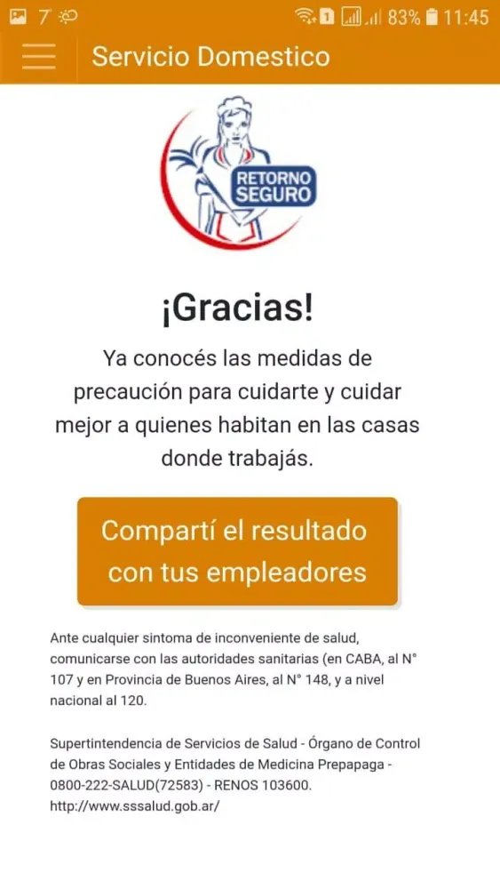 OSPACP, Obra Social Servicio D Screenshots