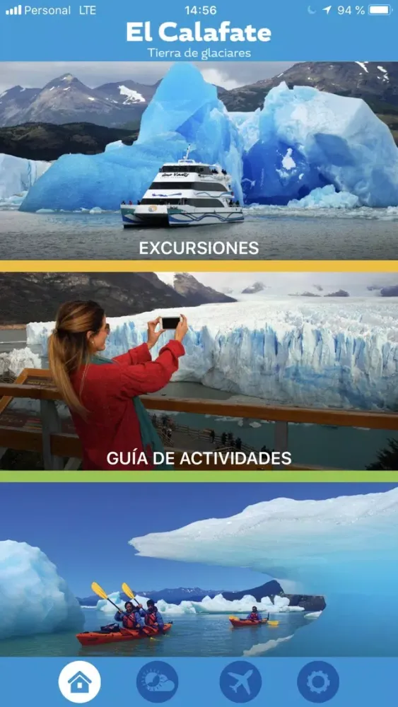 Tangkapan layar El Calafate