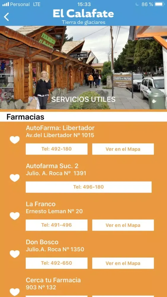 Tangkapan layar El Calafate