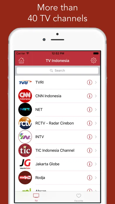 TV Indonesia - televisi hidup スクリーンショット