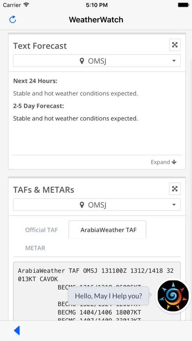 Capturas de pantalla de ArabiaWeather - WeatherWatch