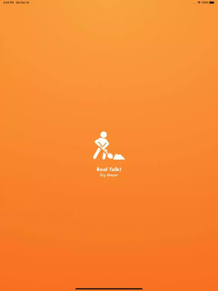ภาพหน้าจอของ Real Talk! iPad 