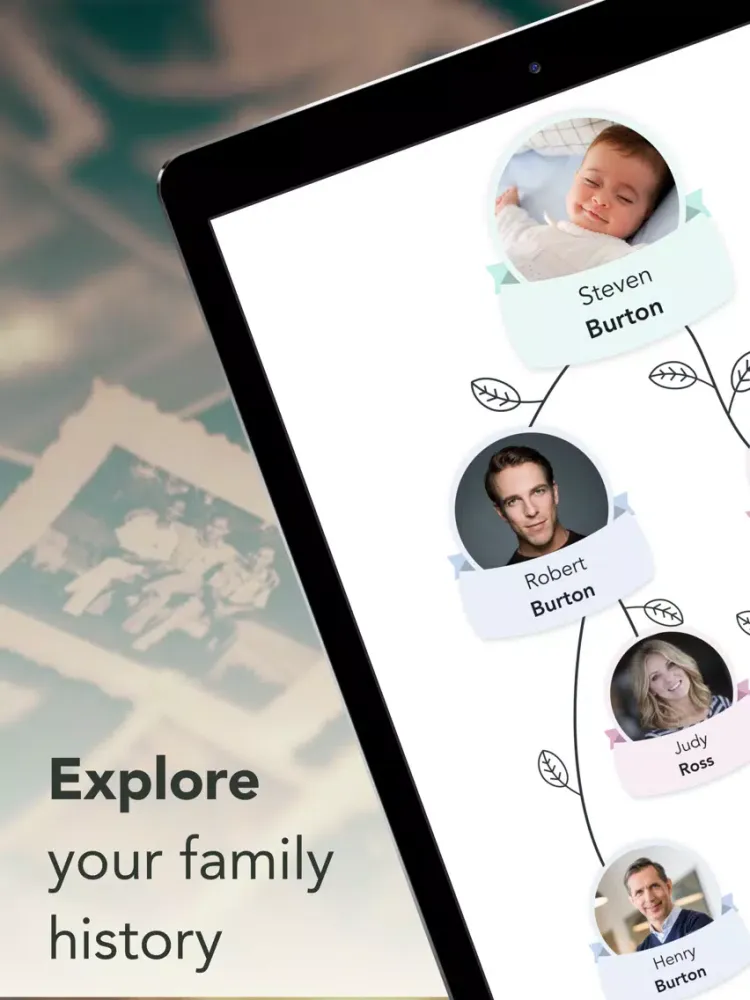Create Family Tree Ancestry iPad  স্ক্রিনশট