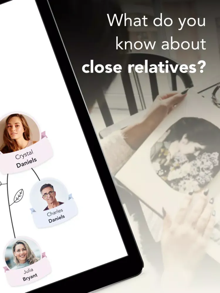 Create Family Tree Ancestry iPad  স্ক্রিনশট