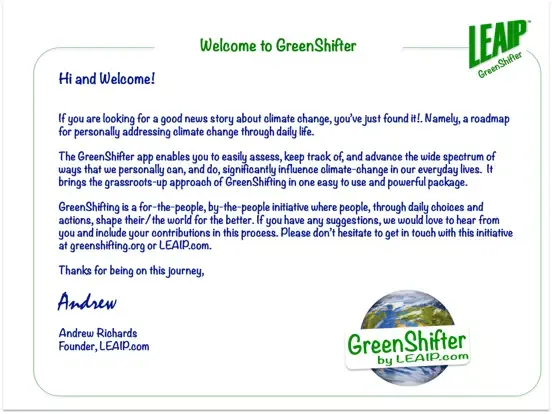 GreenShifter iPad  سکرین شاٹس