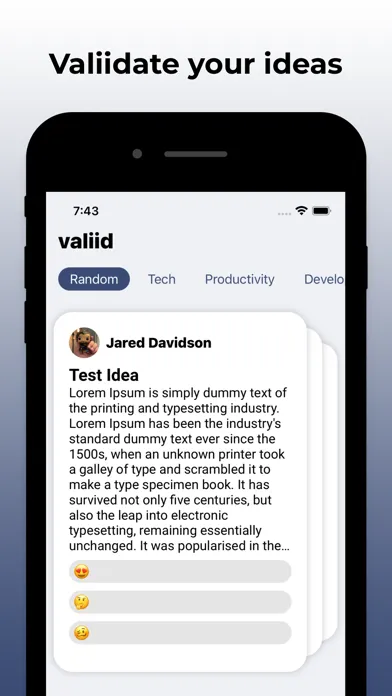 Capturas de pantalla de Valiid