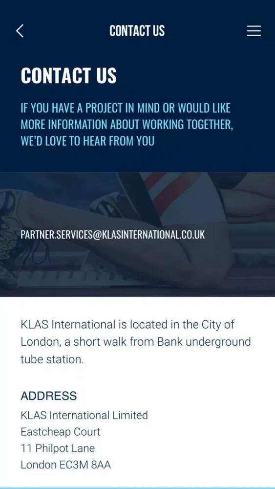 Klas International スクリーンショット