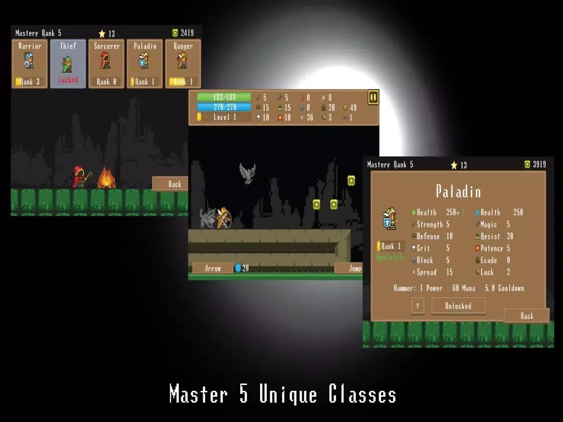 Rogue Knight Runner iPad  Screenshots