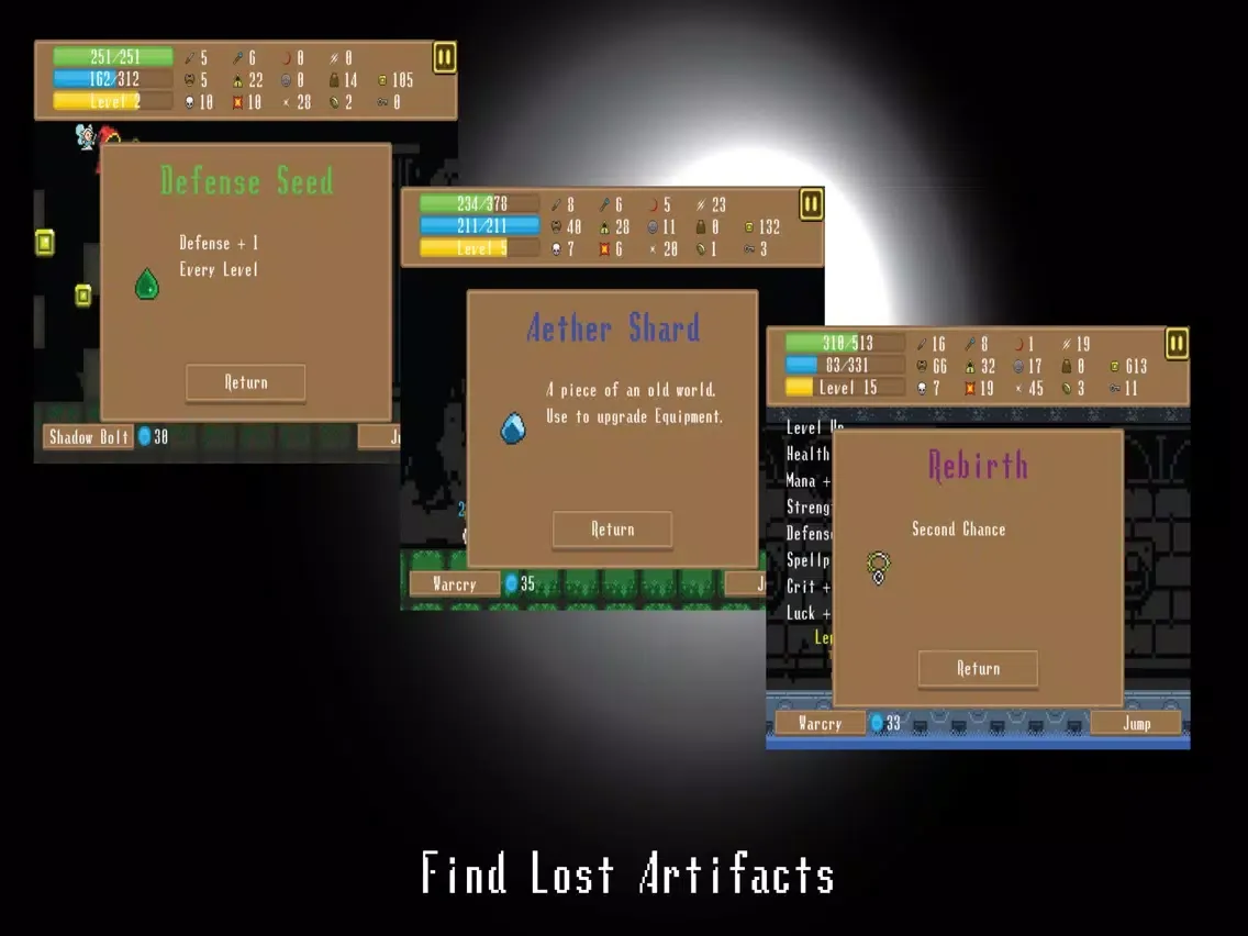 Rogue Knight Runner iPad  Screenshots