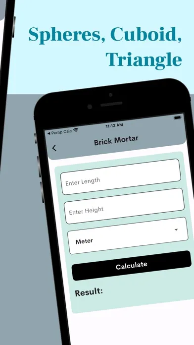 Screenshot di Area volume calculators