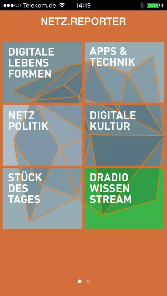 Netz.Reporter Screenshots