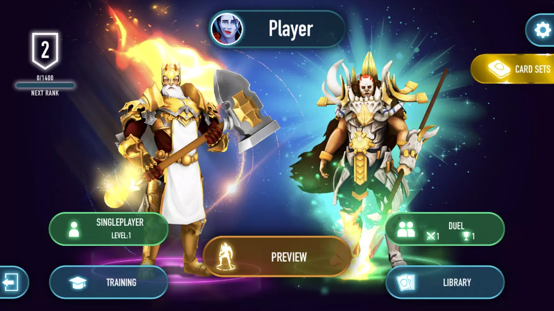 Capturas de tela do Arena TCG