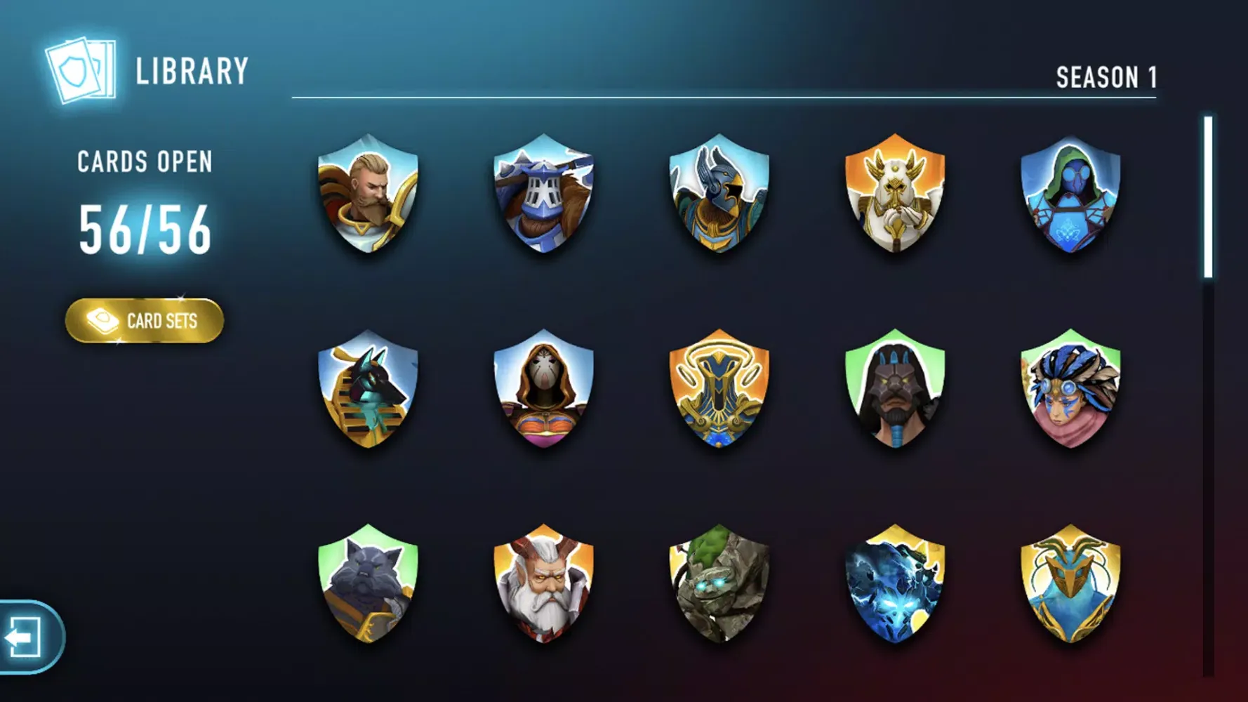 Capturas de tela do Arena TCG