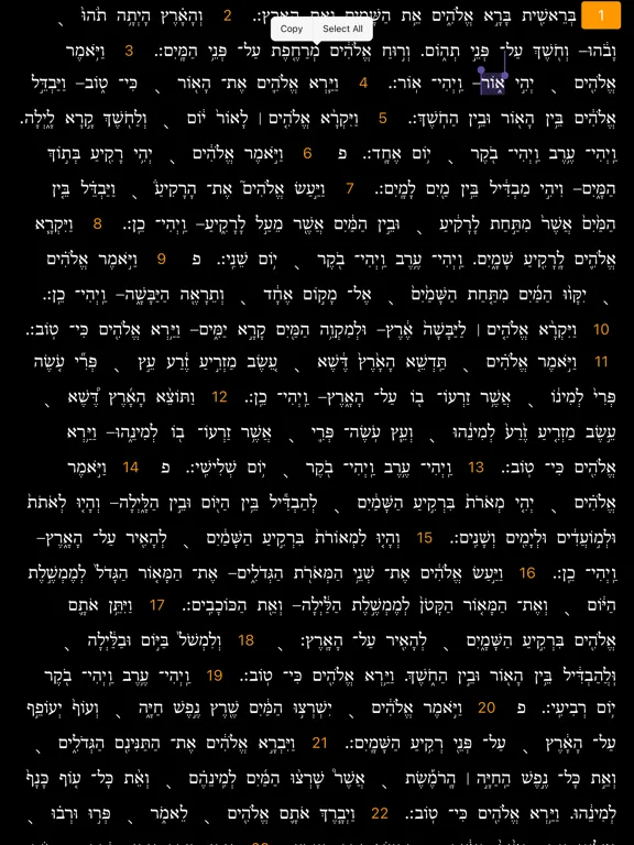 Capturas de pantalla de Interlinear Bible iPad 